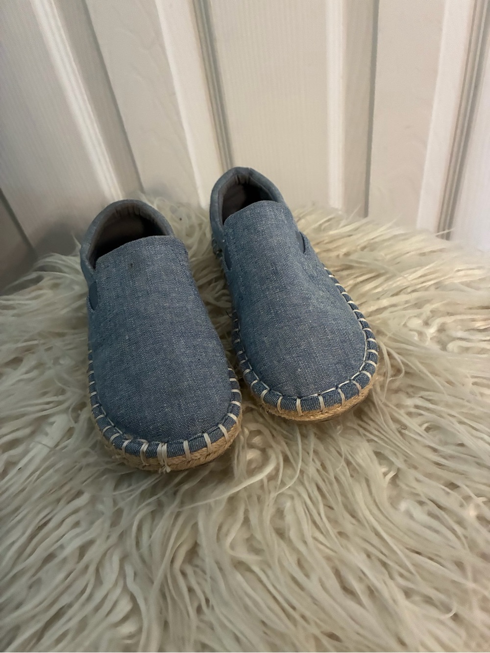 Gymboree Light Blue Slip-On Espadrille Sneakers for Kids